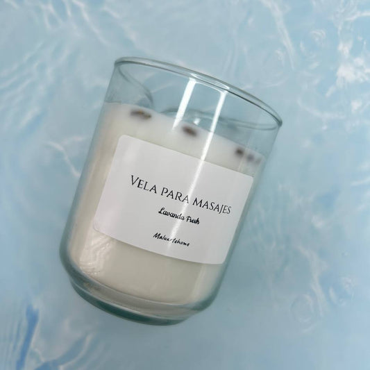 Vela para masajes